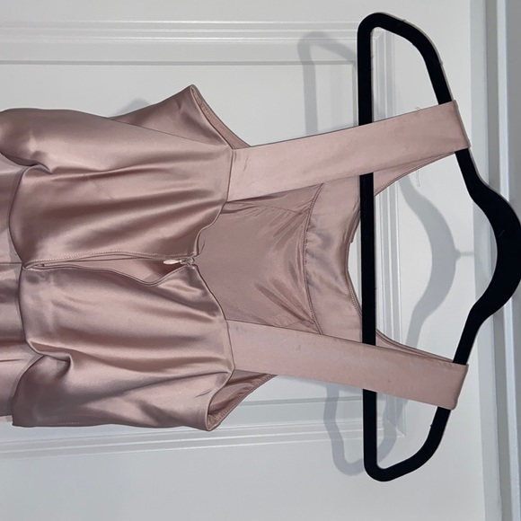 Calvin Klein Gown color: blush size: 4 - Picture 5 of 6
